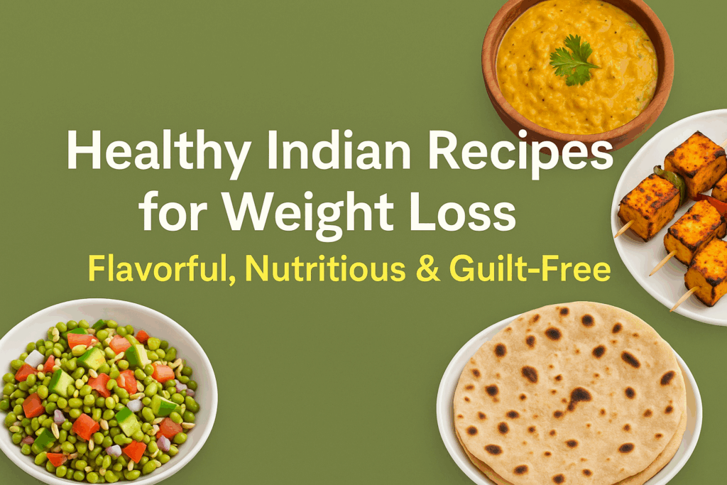 Healthy Indian Recipes for Weight Loss | Guilt-Free & Tasty Meals