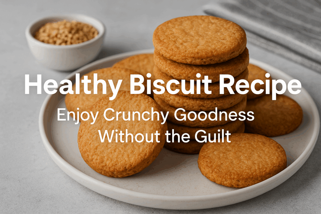 healthy biscuit recipe​